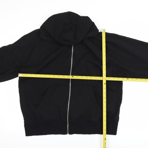 H&M Divided Men's Black S Hooded Full Zip Basic Jacket