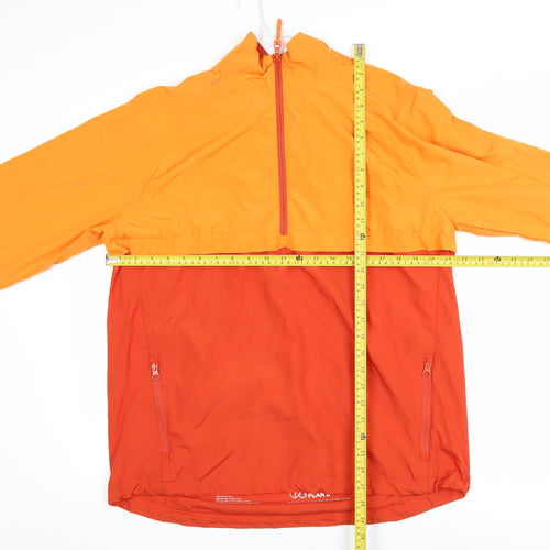 BAM Men's Orange Lightweight Windbreaker Jacket Size L