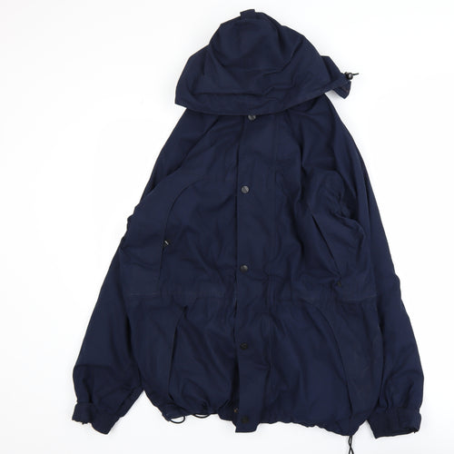 Regatta Men's Blue Waterproof Parka Jacket M Hooded Windproof