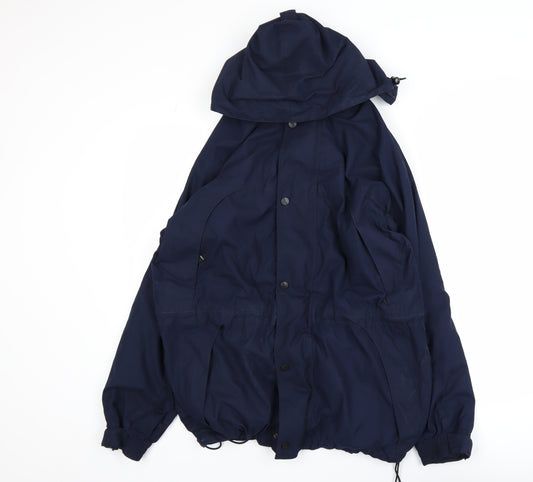 Regatta Men's Blue Waterproof Parka Jacket M Hooded Windproof