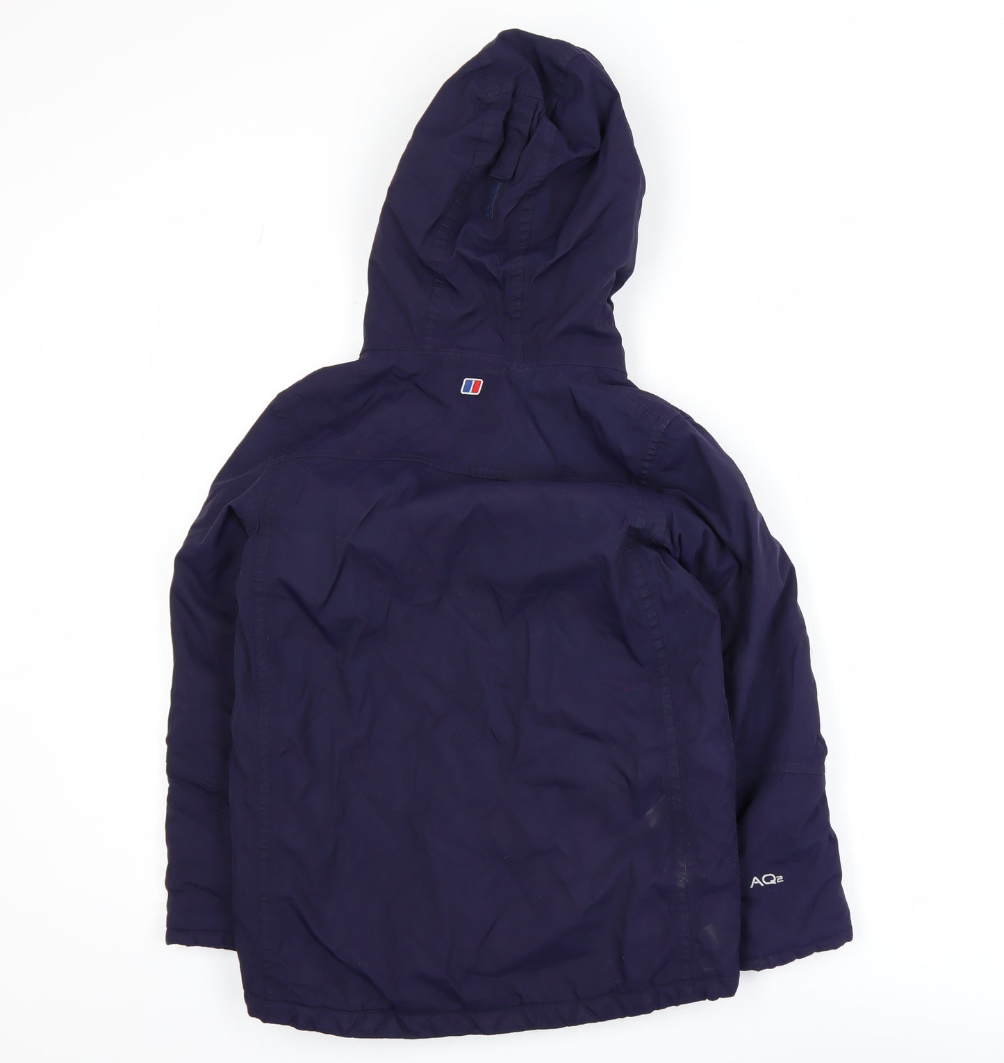 Berghaus Boys Blue Hooded Waterproof Parka Coat 9-10 Years