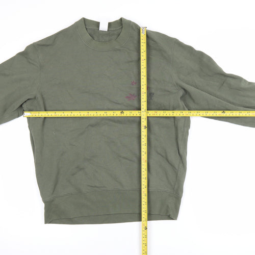 Uniqlo Men’s Green Graphic Art Sweatshirt S Regular Fit
