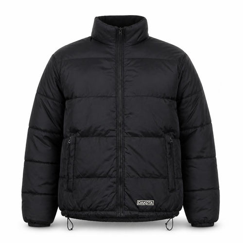 Dakota Men’s Black XL Puffer Jacket Nylon Winter Outdoor Full Zip