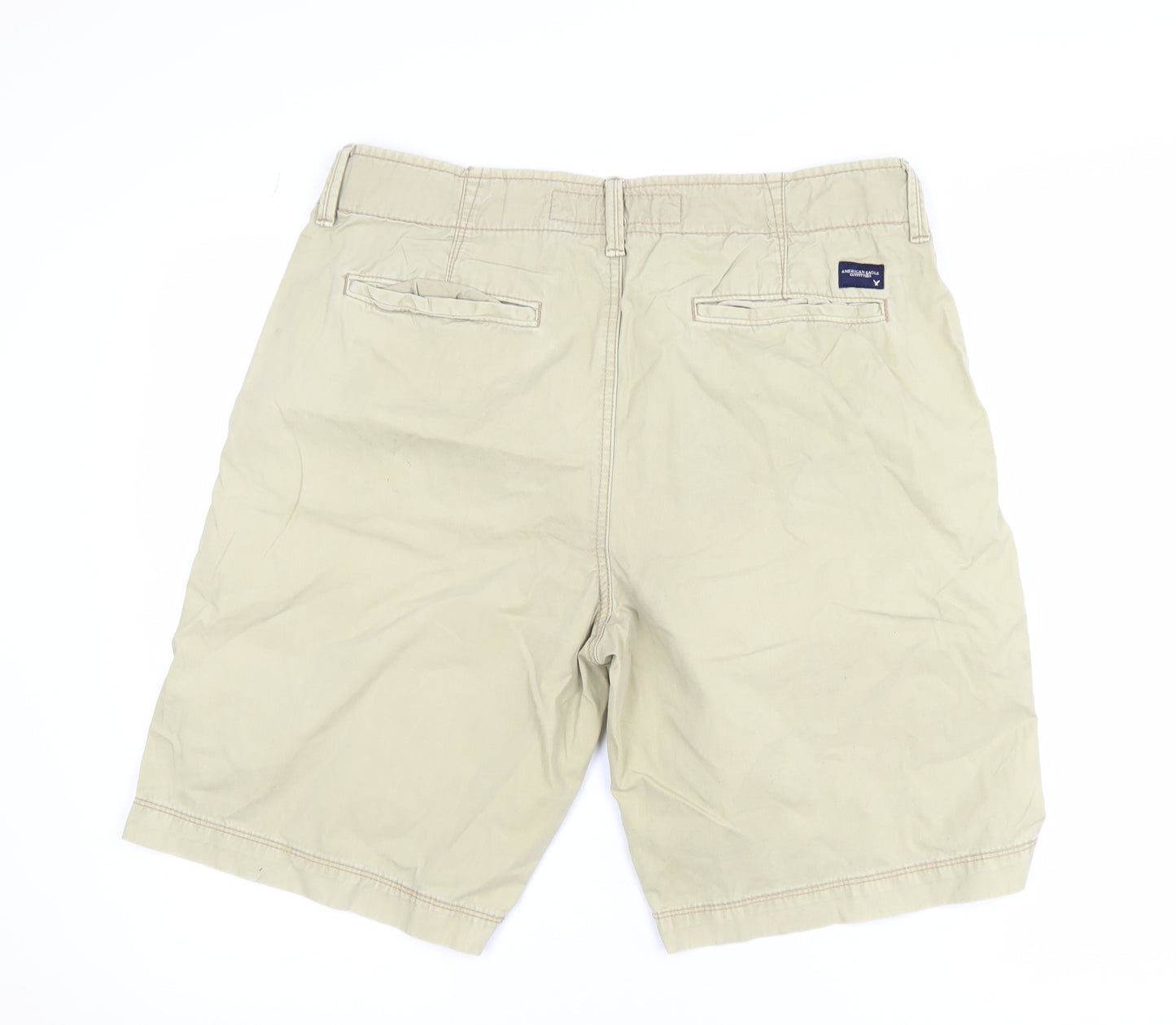 American Eagle Outfitters Men's Beige Chino Shorts Size 33 Classic Fit