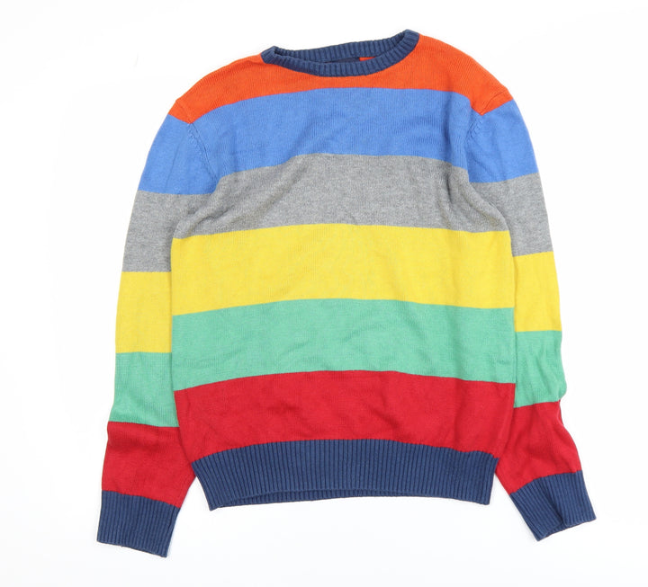 Gap Kids Boys Multicoloured Striped Pullover Sweatshirt XXL (14-16)