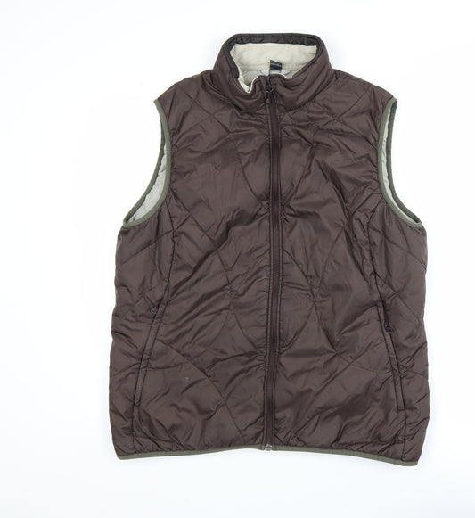 Mountain Equipment Co-op Womens Brown S Quilted Puffer Waistcoat