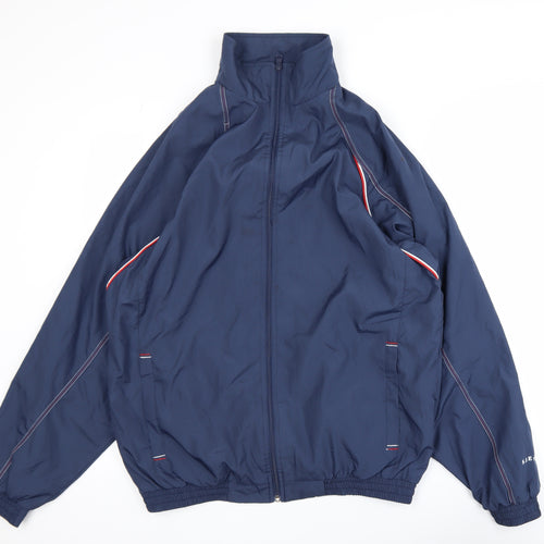 No Problem Sportswear Men's Blue L Windbreaker Jacket
