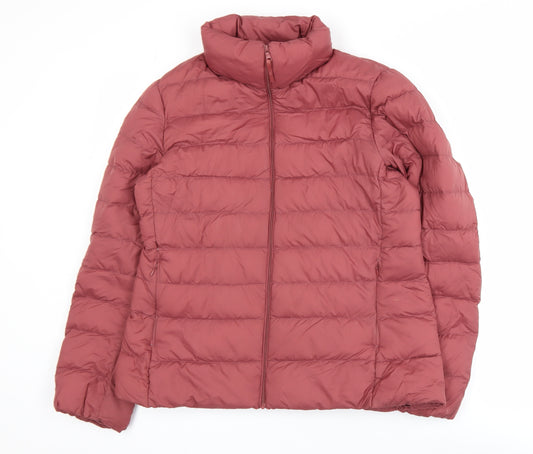 Uniqlo Women's Red Ultra Light Down Puffer Jacket Size M