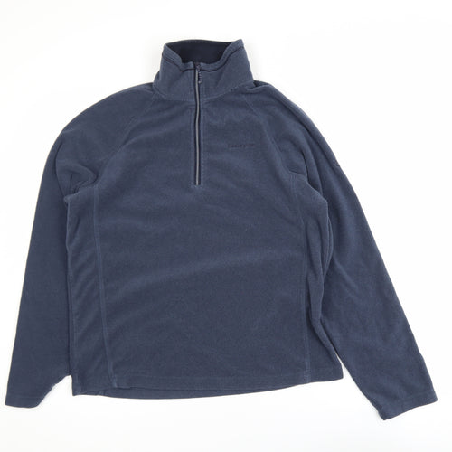 Craghoppers Men's Blue Fleece 1/2 Zip Windbreaker Jacket Size S
