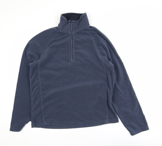 Craghoppers Men's Blue Fleece 1/2 Zip Windbreaker Jacket Size S