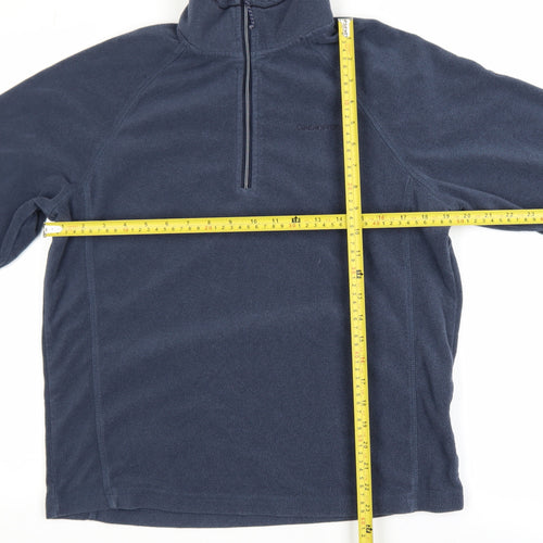 Craghoppers Men's Blue Fleece 1/2 Zip Windbreaker Jacket Size S
