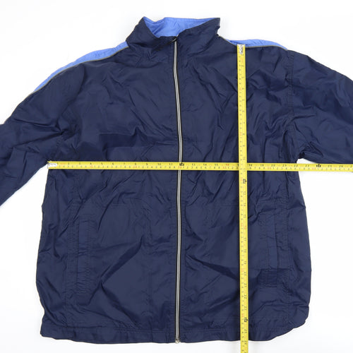 Sideout Men's Blue M Windbreaker Lightweight Full Zip Jacket