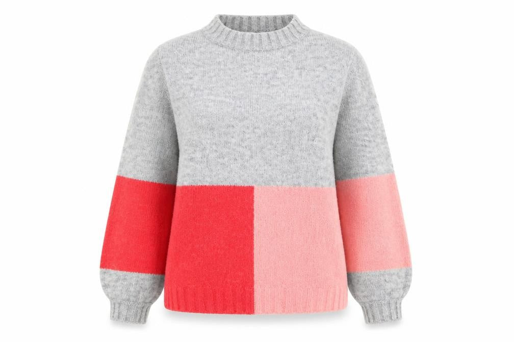 Front view of Next women’s multicoloured chunky knit jumper xs