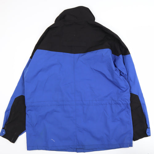 Northern Climate Men's Blue L Parka Jacket Polyester Cotton Winter Coat