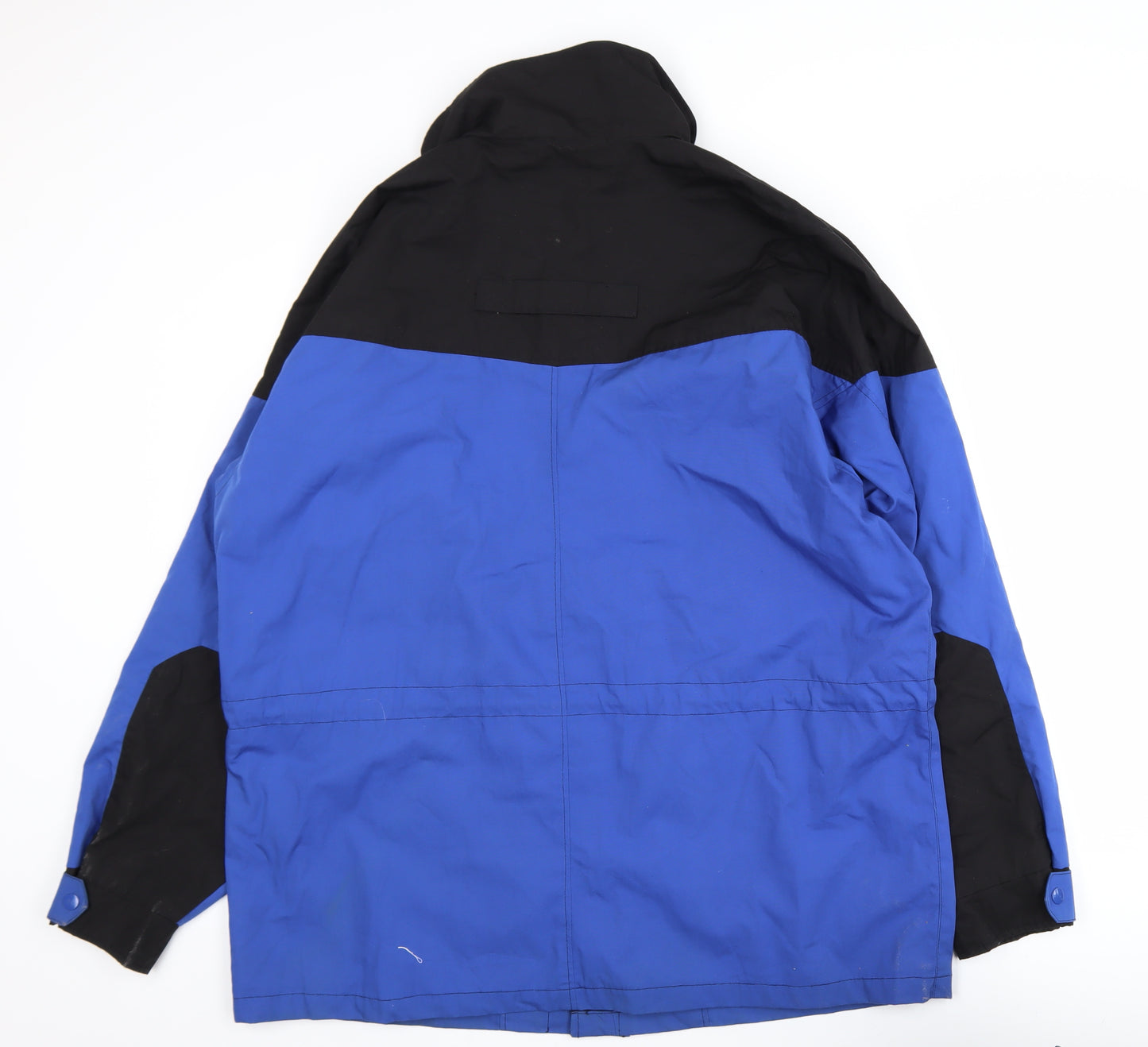 Northern Climate Men's Blue L Parka Jacket Polyester Cotton Winter Coat