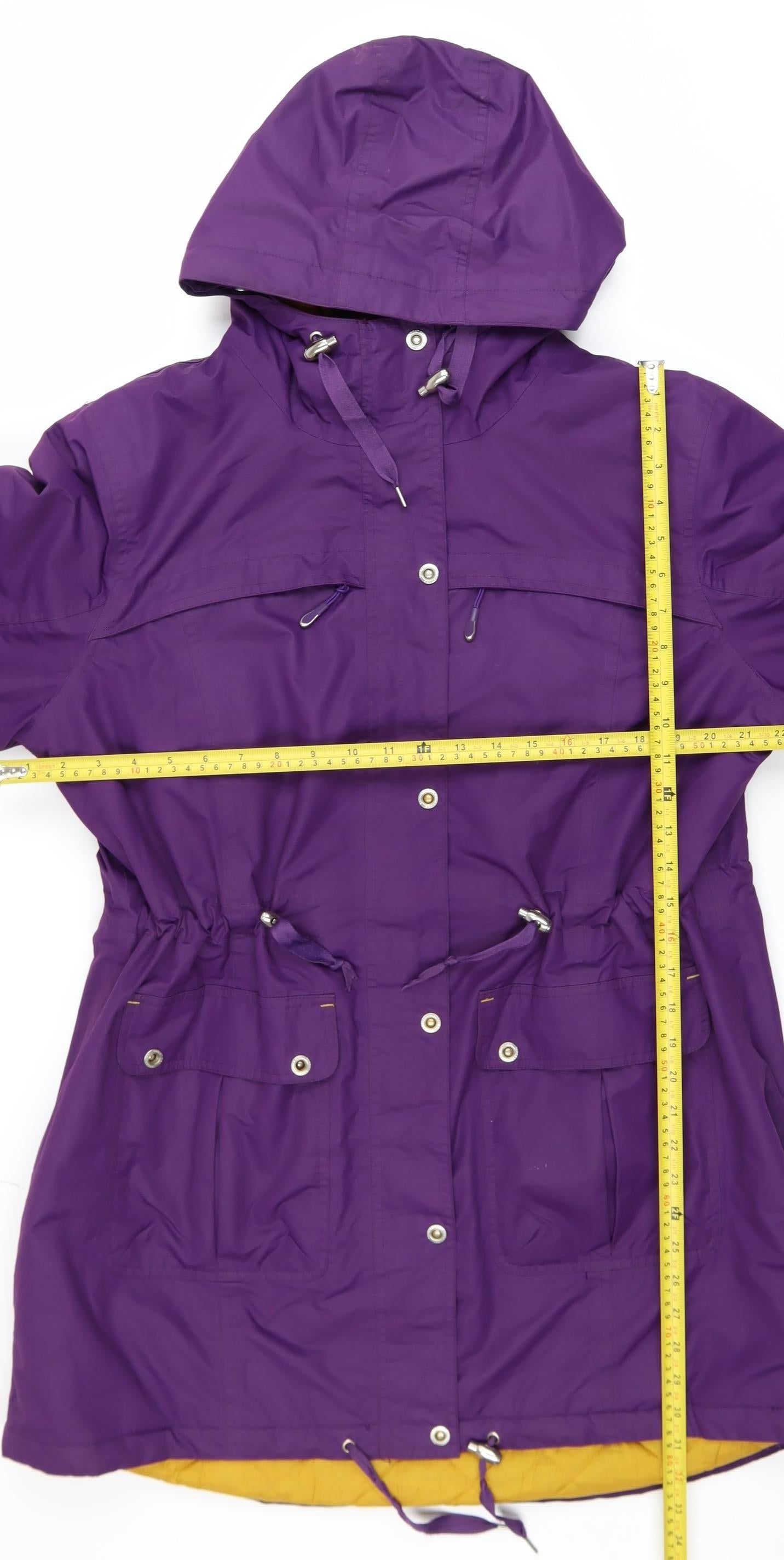 Target Dry Women's Purple Waterproof Parka Jacket Size 18