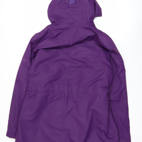 Target Dry Women's Purple Waterproof Parka Jacket Size 18