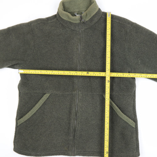 Marks and Spencer Men’s Green Fleece Full Zip Jacket Size L