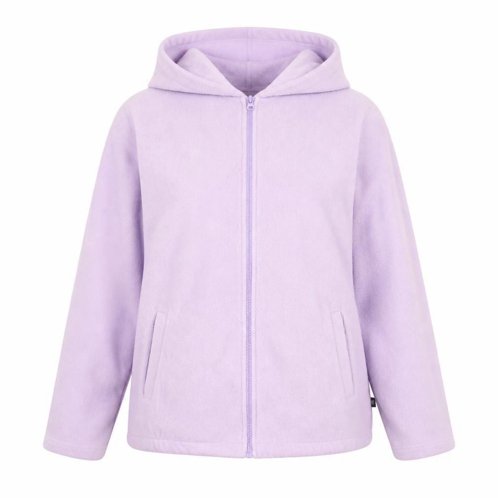 Hawkshead Women's Purple Fleece Hooded Full Zip Jacket Size L