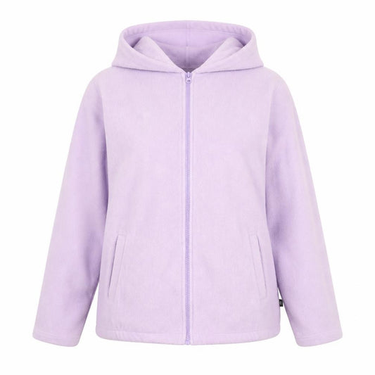Hawkshead Women's Purple Fleece Hooded Full Zip Jacket Size L