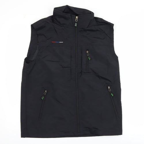 Goodluck Men's Black Softshell Bodywarmer Waistcoat L Regular Fit