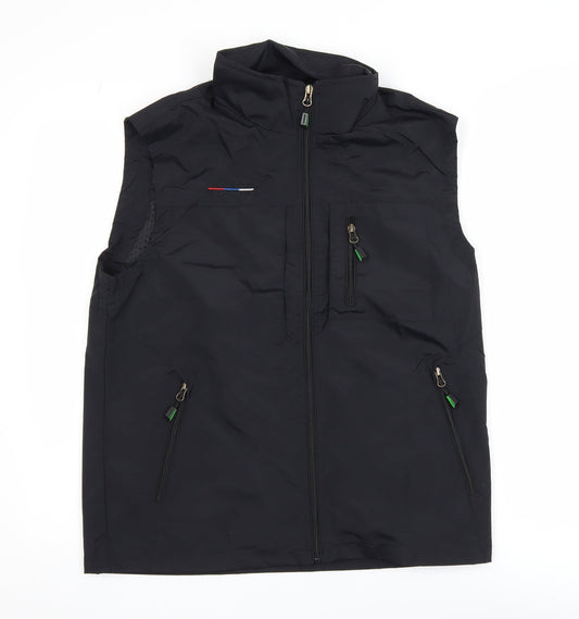 Goodluck Men's Black Softshell Bodywarmer Waistcoat L Regular Fit