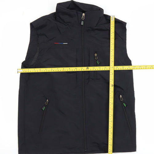 Goodluck Men's Black Softshell Bodywarmer Waistcoat L Regular Fit