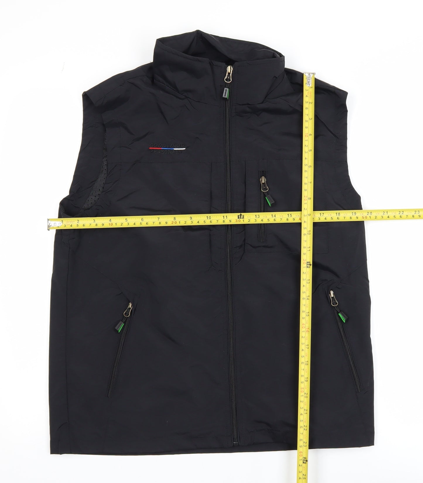 Goodluck Men's Black Softshell Bodywarmer Waistcoat L Regular Fit