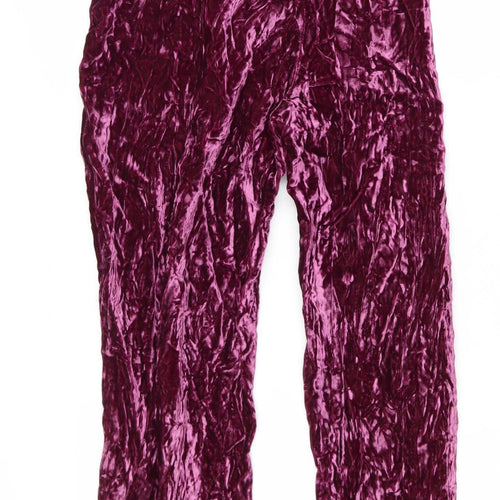 Susan Gillis-Browne Women's Purple Velvet Dress Pants Size 4