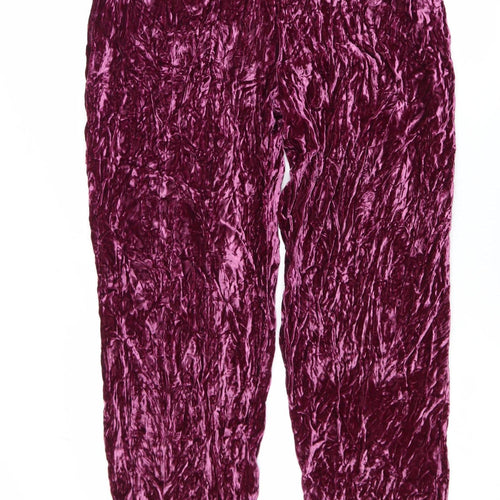 Susan Gillis-Browne Women's Purple Velvet Dress Pants Size 4