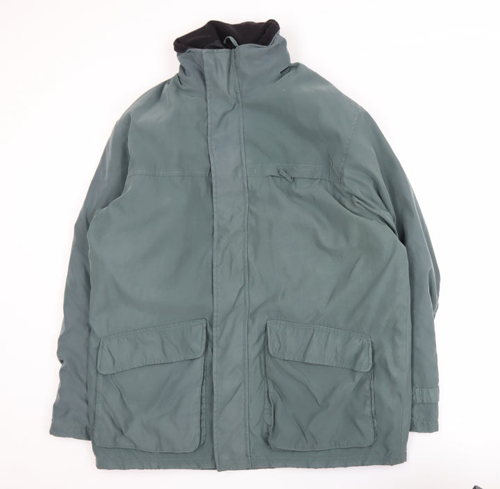 Marks and Spencer Men's Green Water Resistant Parka Jacket Size M