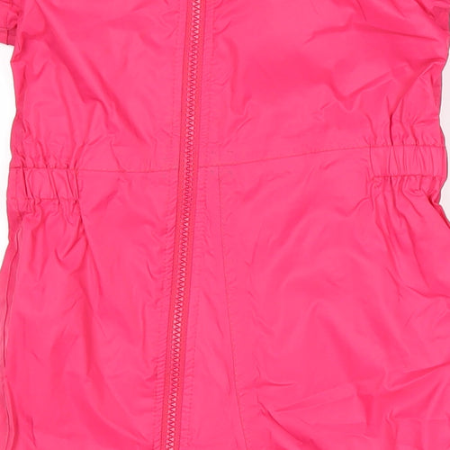 Peter Storm Girls Pink Waterproof Hooded Snowsuit 2-3 Years