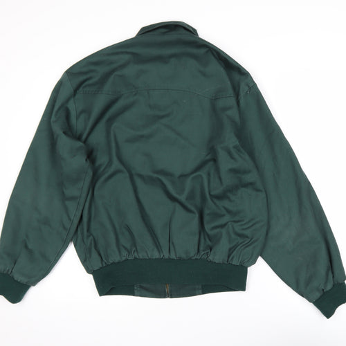 Walker and Hawkes Men's Green Bomber Jacket M Classic Lined