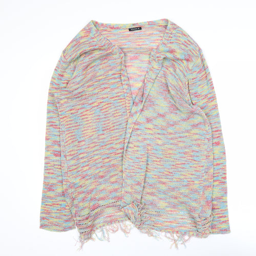 Roman Women’s Multicoloured Open Knit Cardigan Size 18