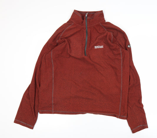 Regatta Men’s Red XL 1/2 Zip Outdoor Fleece Jacket
