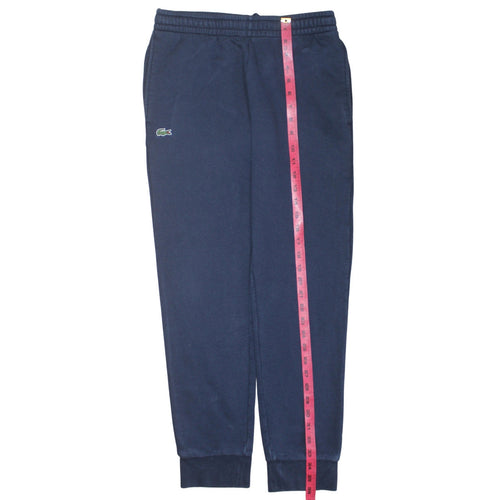 Lacoste Sport Women's Navy Blue S Jogger Sweatpants Cotton Blend