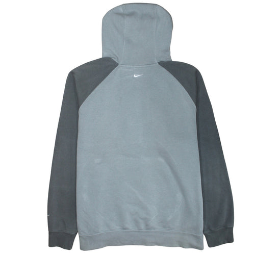 Nike Men's Grey XL Pullover Hoodie Sports Logo Fleece Sweatshirt