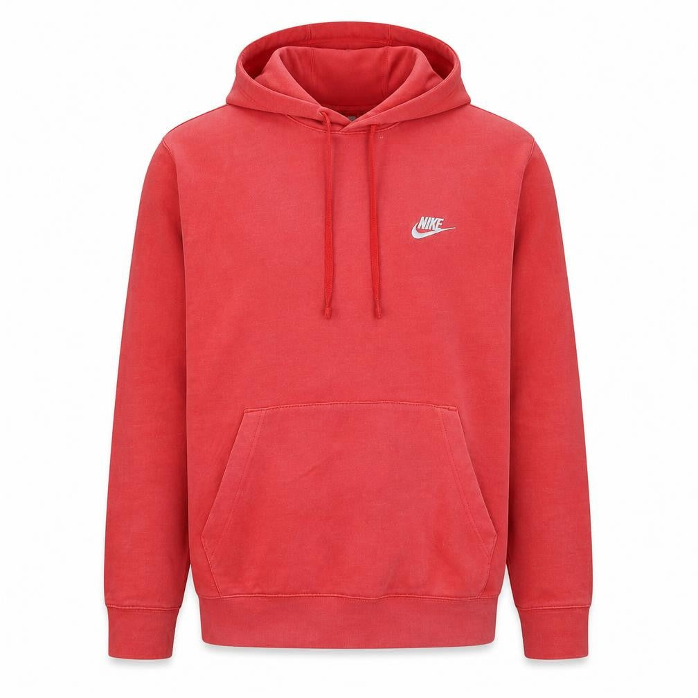 Nike Mens Red Pullover Hoodie Size S Fleece Sportswear