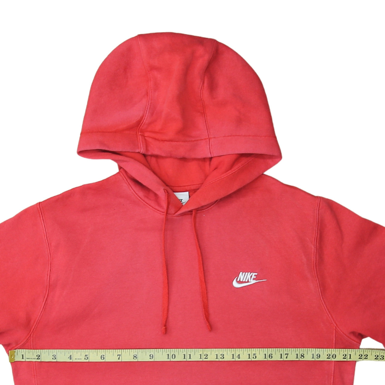 Nike Mens Red Pullover Hoodie Size S Fleece Sportswear