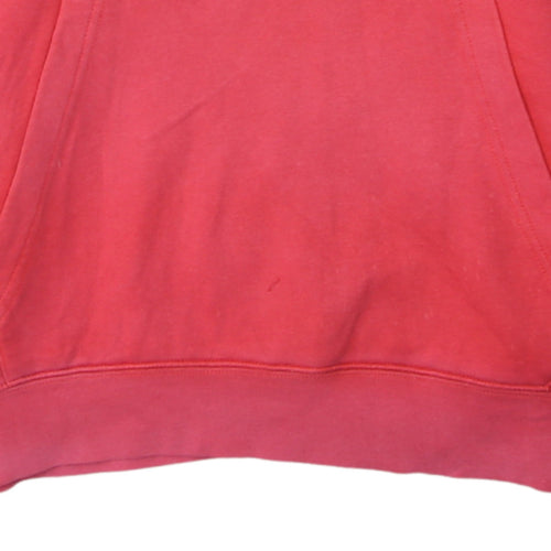 Nike Mens Red Pullover Hoodie Size S Fleece Sportswear