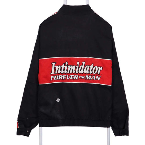 Winner's Circle Men's Black Red XL Racing Bomber Jacket