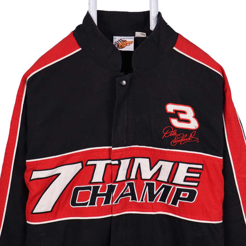 Winner's Circle Men's Black Red XL Racing Bomber Jacket