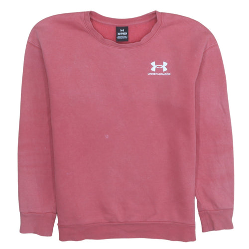 Under Armour Women’s Pink XS Pullover Crew Neck Sweatshirt