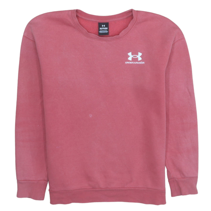 Under Armour Women’s Pink XS Pullover Crew Neck Sweatshirt