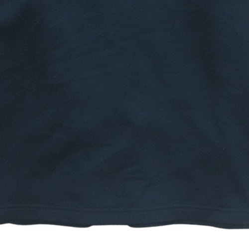 Under Armour Mens Grey & Navy 1/4 Zip Pullover Sweatshirt 2XL