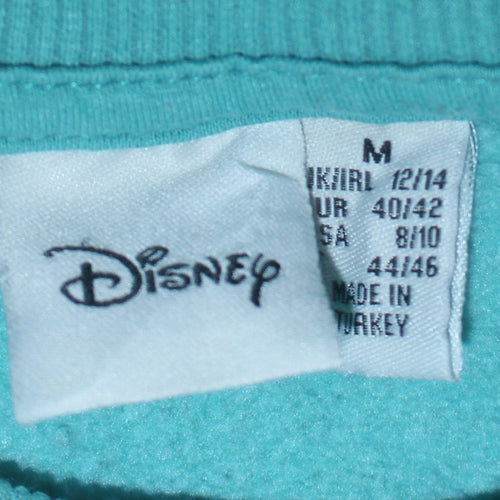 Disney Women Blue Winnie the Pooh Pullover Sweatshirt Size M 12/14