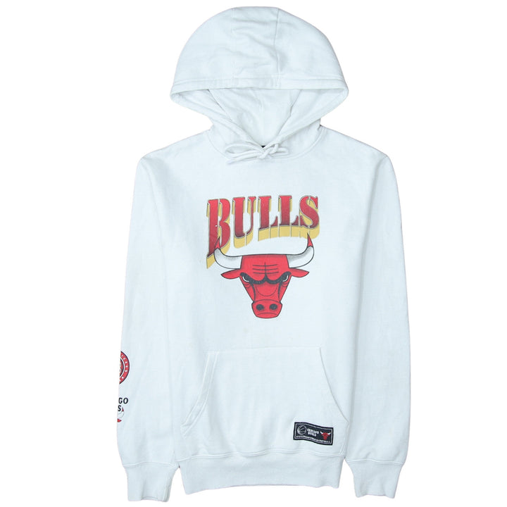 Primark NBA Chicago Bulls Men's White Pullover Hoodie XS