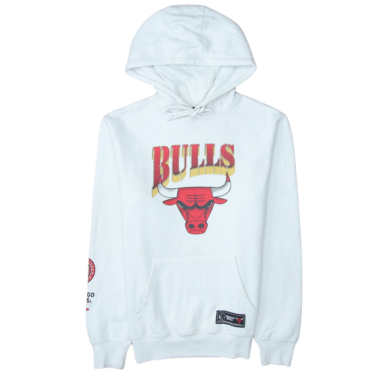 Primark NBA Chicago Bulls Men's White Pullover Hoodie XS