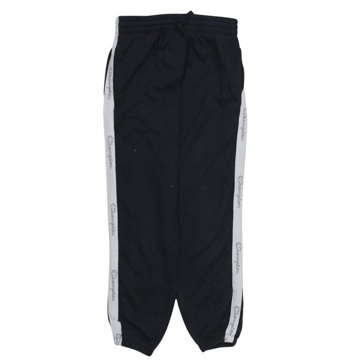 Champion Mens Black Small Logo Tape Fleece Sweatpants
