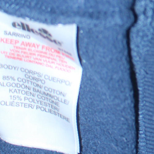Ellesse Women's Navy Blue Logo Pullover Sweatshirt UK 8